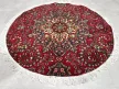 Kézi csomózású perzsa Tabriz Bordós Kékes szőnyeg  Kerek 140x140cm