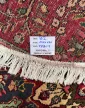 Kézi csomózású perzsa Tabriz Bordós Kékes szőnyeg  Kerek 140x140cm