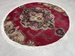Kézi csomózású perzsa Tabriz  Bordós szőnyeg  Kerek 195x195cm