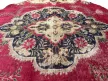 Kézi csomózású perzsa Tabriz  Bordós szőnyeg  Kerek 195x195cm