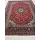 Kézi csomózású perzsa Kashan Bordós Kékes szőnyeg 335x245cm