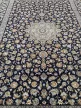 Kézi csomózású perzsa  Kashan Kékes szőnyeg 400x295cm