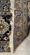 Kézi csomózású perzsa  Kashan Kékes szőnyeg 400x295cm