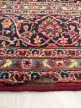 Kézi csomózású perzsa Kashan Bordós Kékes szőnyeg 335x245cm