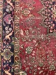 Kézi csomózású perzsa Tabriz Bordós-Kékes szőnyeg 286x194cm