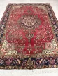 Kézi csomózású perzsa Tabriz Bordós-Kékes szőnyeg 286x194cm