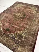 Kézi csomózású perzsa Tabriz Terra-Barnás szőnyeg 280x198cm