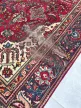 Kézi csomózású perzsa Tabriz Bordós Zöldes szőnyeg 320x223cm