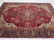 Kézi csomózású perzsa Tabriz Bordós Zöldes szőnyeg 320x223cm