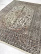 Kézi csomózású perzsa Mashed Krémes Kék szőnyeg 340x245cm
