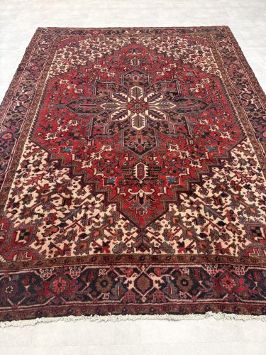 Kézi csomózású perzsa Serebjan Lótusz Barnás-Terra szőnyeg 340x242cm