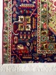 Kézi csomózású perzsa Tabriz Bordós Kékes szőnyeg 330x286cm