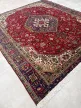 Kézi csomózású perzsa Tabriz Bordós Kékes szőnyeg 330x286cm