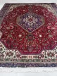 Kézi csomózású perzsa Tabriz Bordós Kékes szőnyeg 330x286cm
