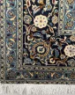 Kézi csomózású perzsa Kashan Sötétkék szőnyeg 410x320cm
