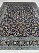 Kézi csomózású perzsa Kashan Sötétkék szőnyeg 410x320cm