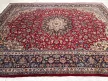 Kézi csomózású perzsa Kashan Bordós Kékes szőnyeg 393x296cm