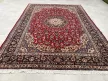 Kézi csomózású perzsa Kashan Bordós Kékes szőnyeg 393x296cm