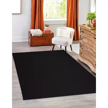 Modern szőnyeg Nora (Black) 60x110cm Fekete AKCIÓS OUTLET