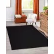 Modern szőnyeg Nora (Black) 60x110cm Fekete AKCIÓS OUTLET