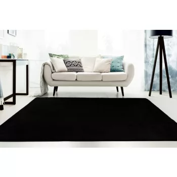 Nyuszi szőnyeg Relax (Black) 80x250cm Fekete