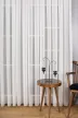 Kész függöny Organza Lux Voial Fehér