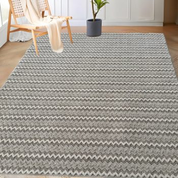   Modern szőnyeg 141 Pamut Nordic (Natur-Grey) 120x170cm Bézs-Szürke