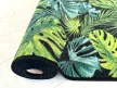 Futószőnyeg Pálmás minta 80cm széles méteráru Zöld