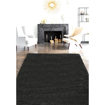 Shaggy szőnyeg Super (Antracit) 60x110cm Sötét Szürke
