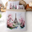 Ágyneműhuzat Paris Eifel torony Pink 3 részes