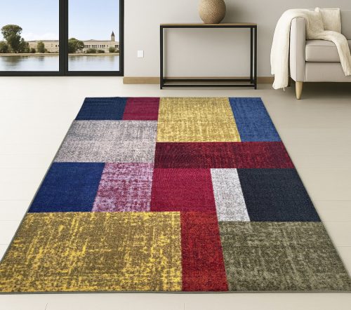 Modern szőnyeg Patchwork (Colour) 160x220cm Piros