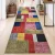 Futószőnyeg Patchwork minta 100cm széles méteráru Piros