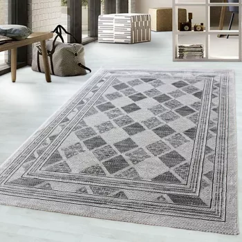 Modern szőnyeg Petra (5037) Szürke 80x250cm AKCIÓS OUTLET