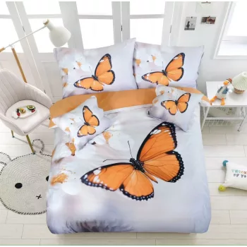Ágyneműhuzat Pillangós új Narancs 3 részes
