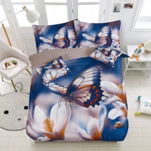 Ágyneműhuzat Pillangós új Kék-Narancs 3 részes