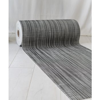 Fürdőszoba szőnyeg PVC Szürke csíkos 