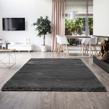 Shaggy szőnyeg Luxury Rabbit (Anthracite) 60x190cm Antracit