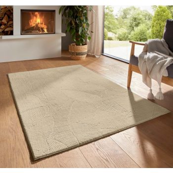 Modern szőnyeg Rio 3D Garden (Beige) 