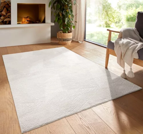 Modern szőnyeg Rio 3D Fay (Cream) 120x170cm Krém