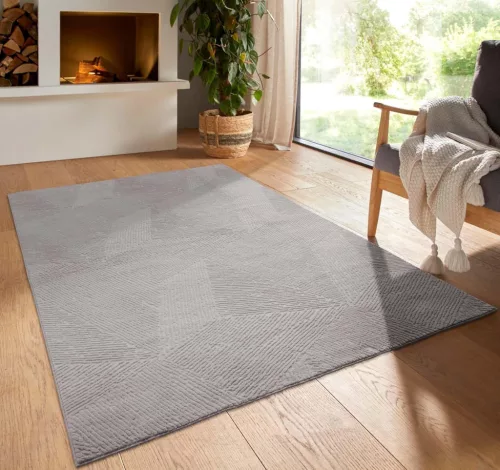 Modern szőnyeg Rio 3D Fay (Gray) 150x220cm Szürke