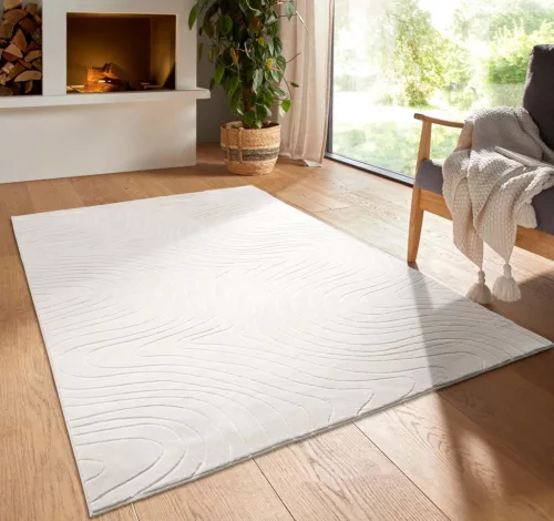 Modern szőnyeg Rio 3D Lorey (Cream) 200x280cm Krém