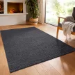 Modern szőnyeg Rio 3D Zoe (Antracit) 200x280cm Sötét Szürke