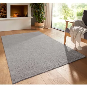 Modern szőnyeg Rio 3D Zoe (Gray) 240x330cm Szürke