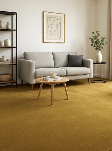 Padlószőnyeg Royal Touch Prémium 400cm széles tekercs Mustár (24)