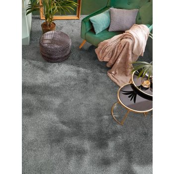   Padlószőnyeg Royal Touch Prémium 400cm széles tekercs Sötétszürke (77)