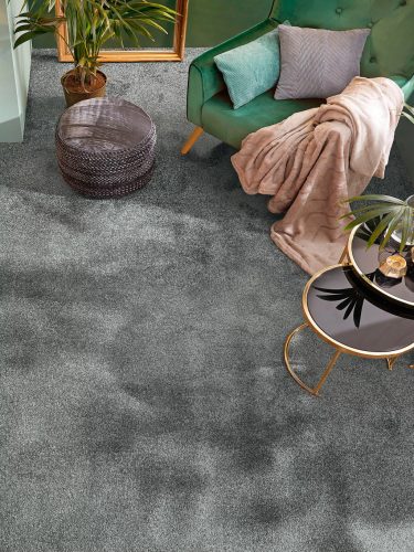 Padlószőnyeg Royal Touch Prémium 400cm széles tekercs Sötétszürke (77)