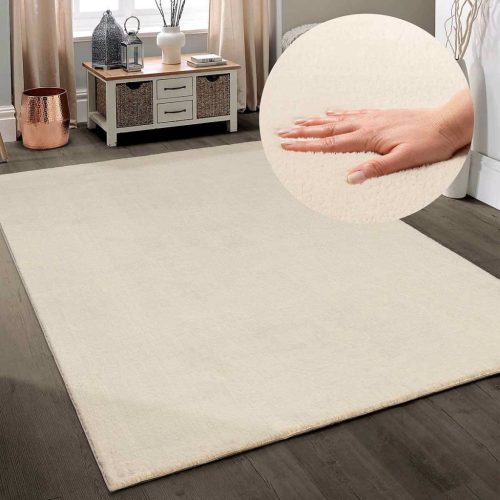 Modern szőnyeg Palm Plüss (Beige) 40x70cm Bézs