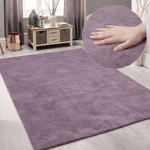 Modern szőnyeg Palm Plüss (Purple) lila új