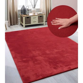 Modern szőnyeg Palm Plüss (Red)