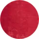 Modern szőnyeg Palm Plüss (Red) Kerek